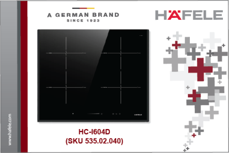 Häfele 4-Zone Induction Hob HC-I604D  (SKU: 535.02.040)